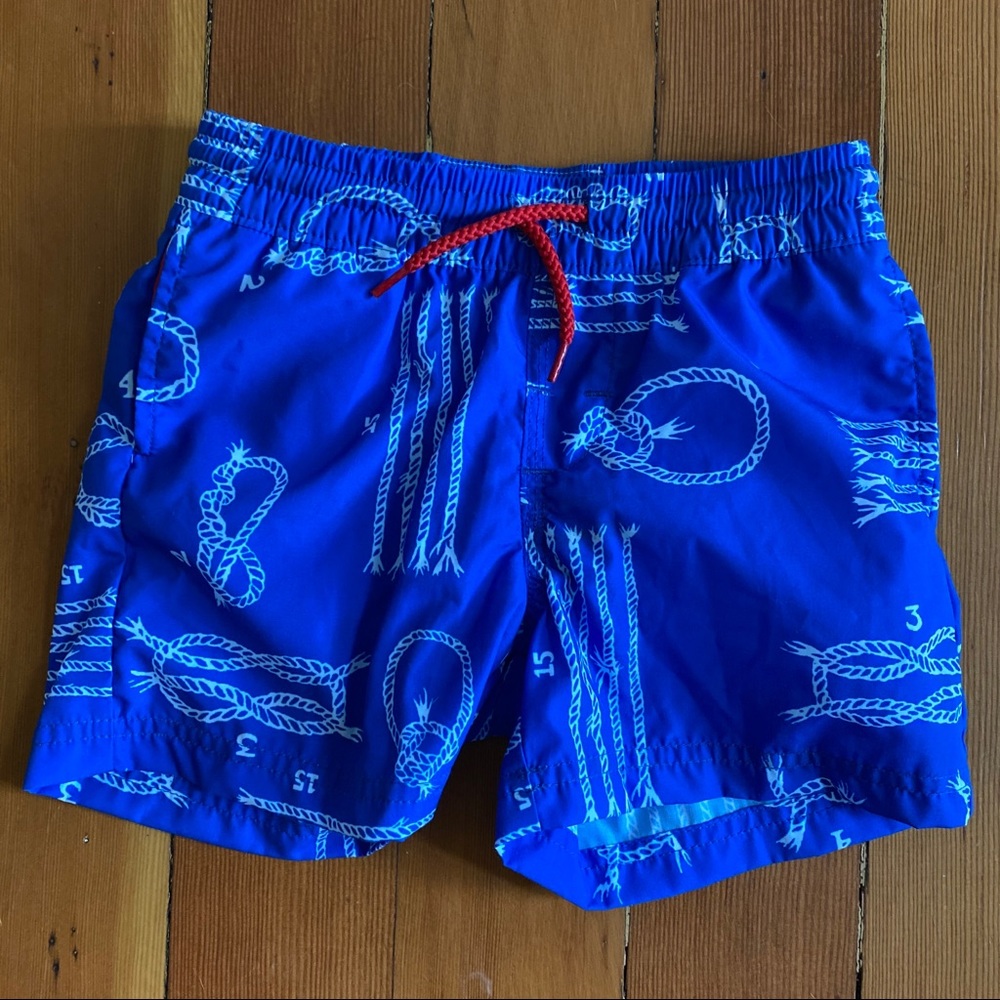 the Beaufort Bonnet Company Boys Knot Swim Trunks